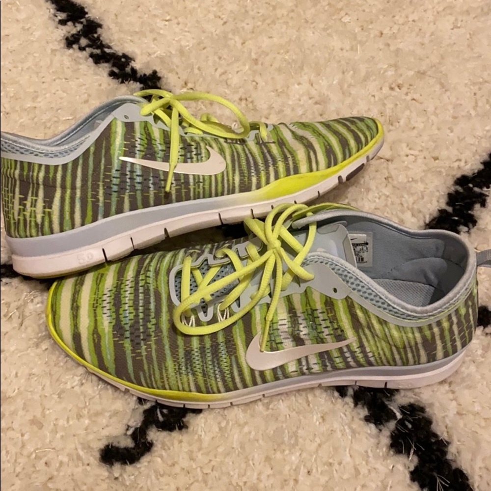 neon nike sneakers